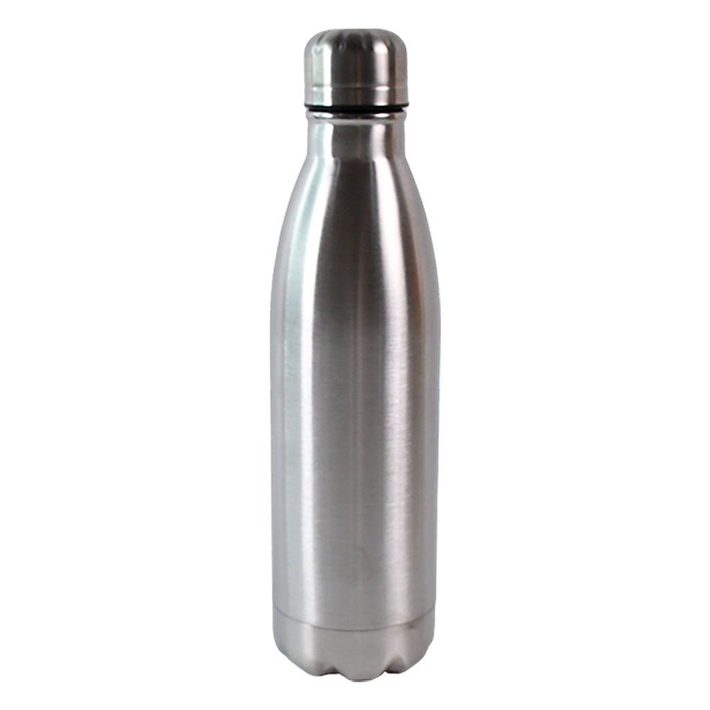 Opulent Steel Silver Flask
