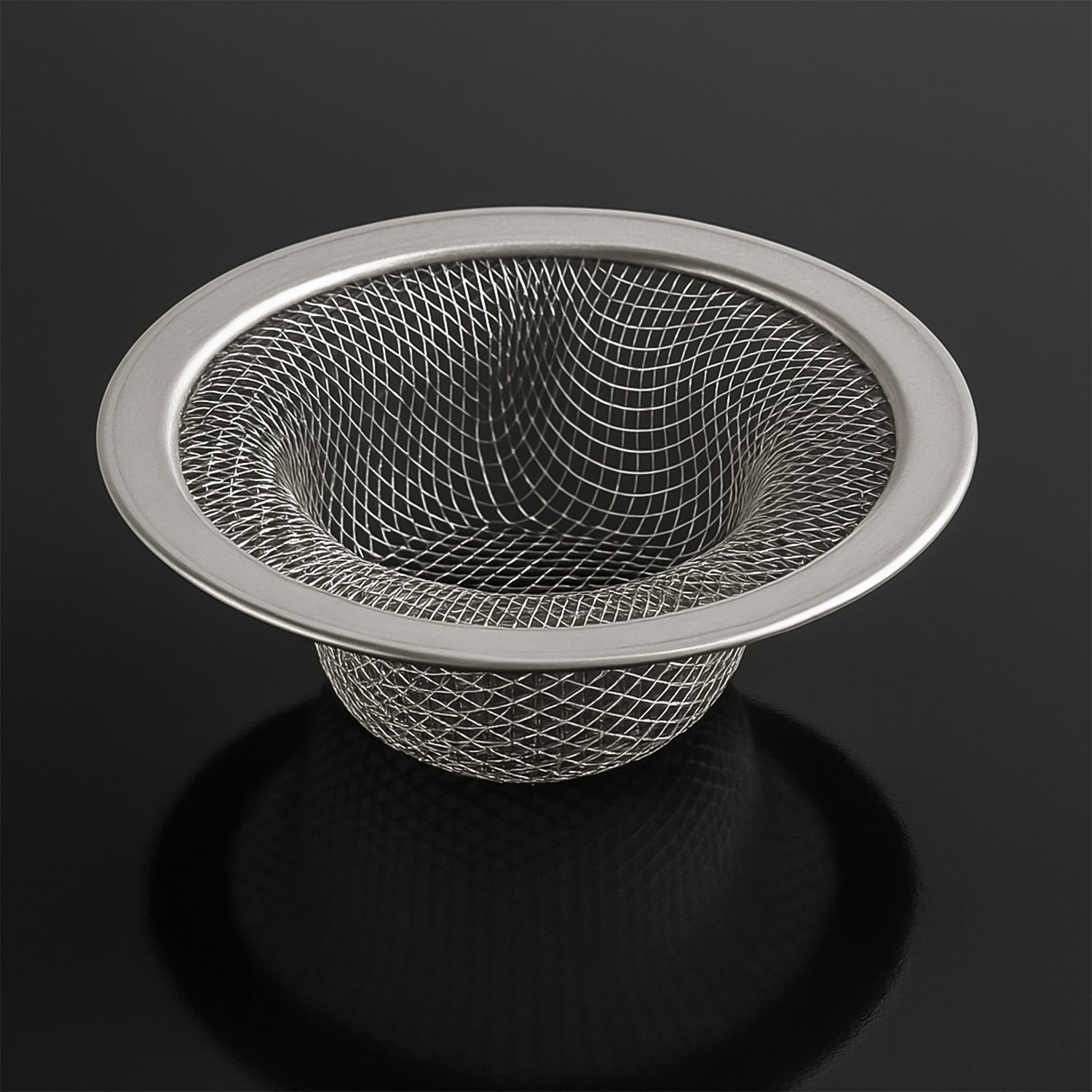 Stainless Steel Kitchen Sink Strainer (2 Pc Set)